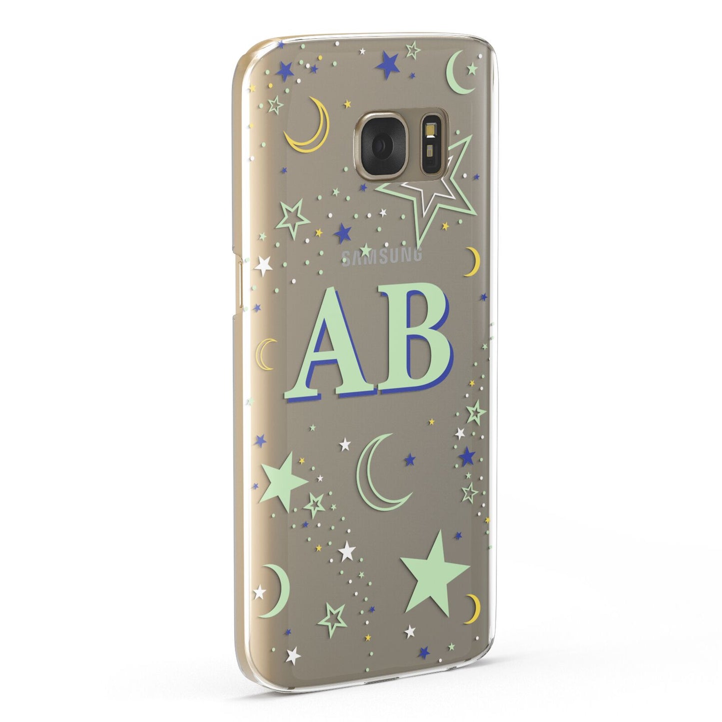 Stars and Moon Personalised Samsung Galaxy Case Fourty Five Degrees