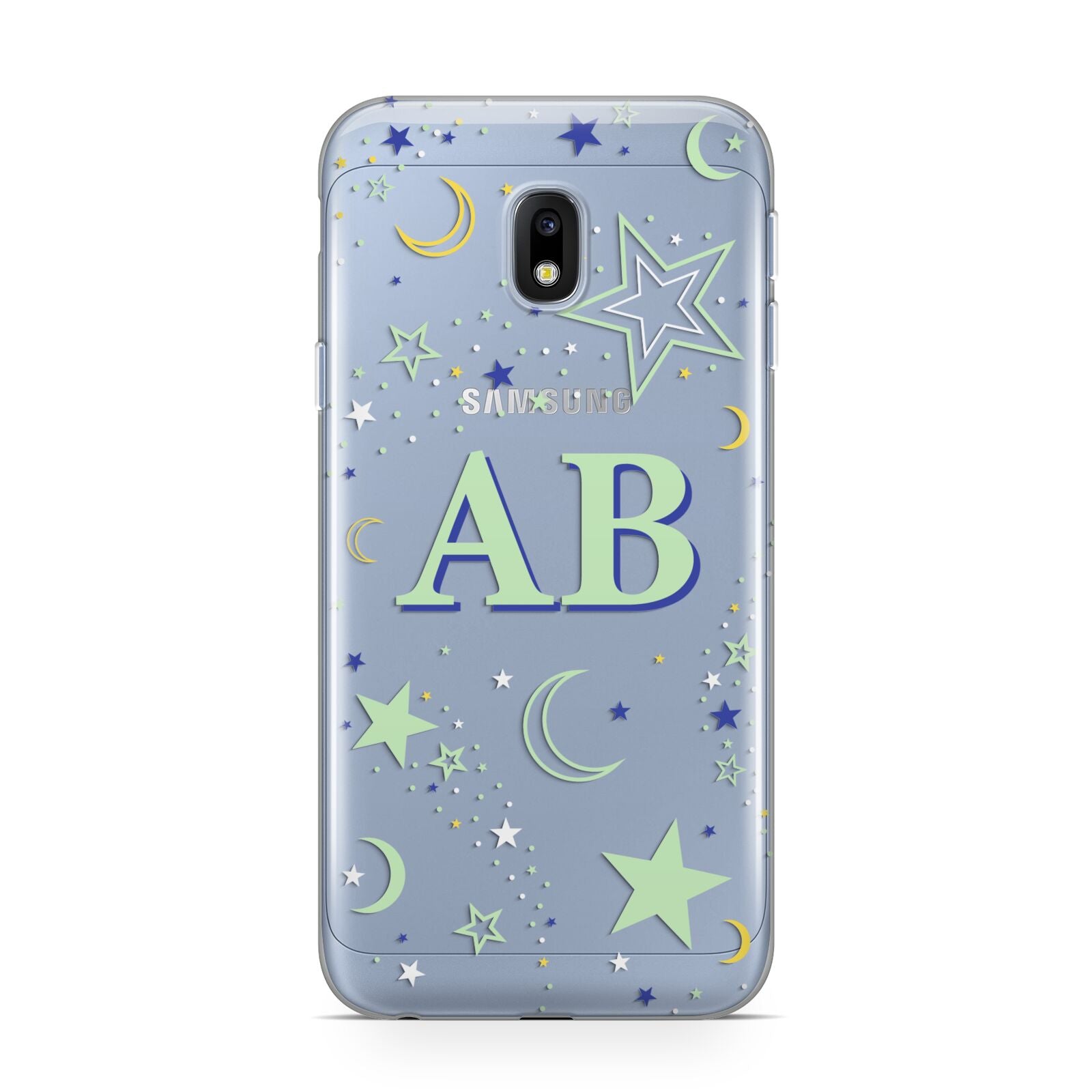 Stars and Moon Personalised Samsung Galaxy J3 2017 Case