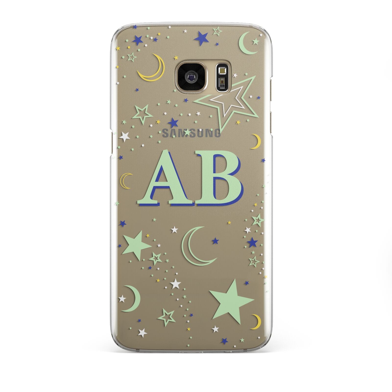 Stars and Moon Personalised Samsung Galaxy S7 Edge Case