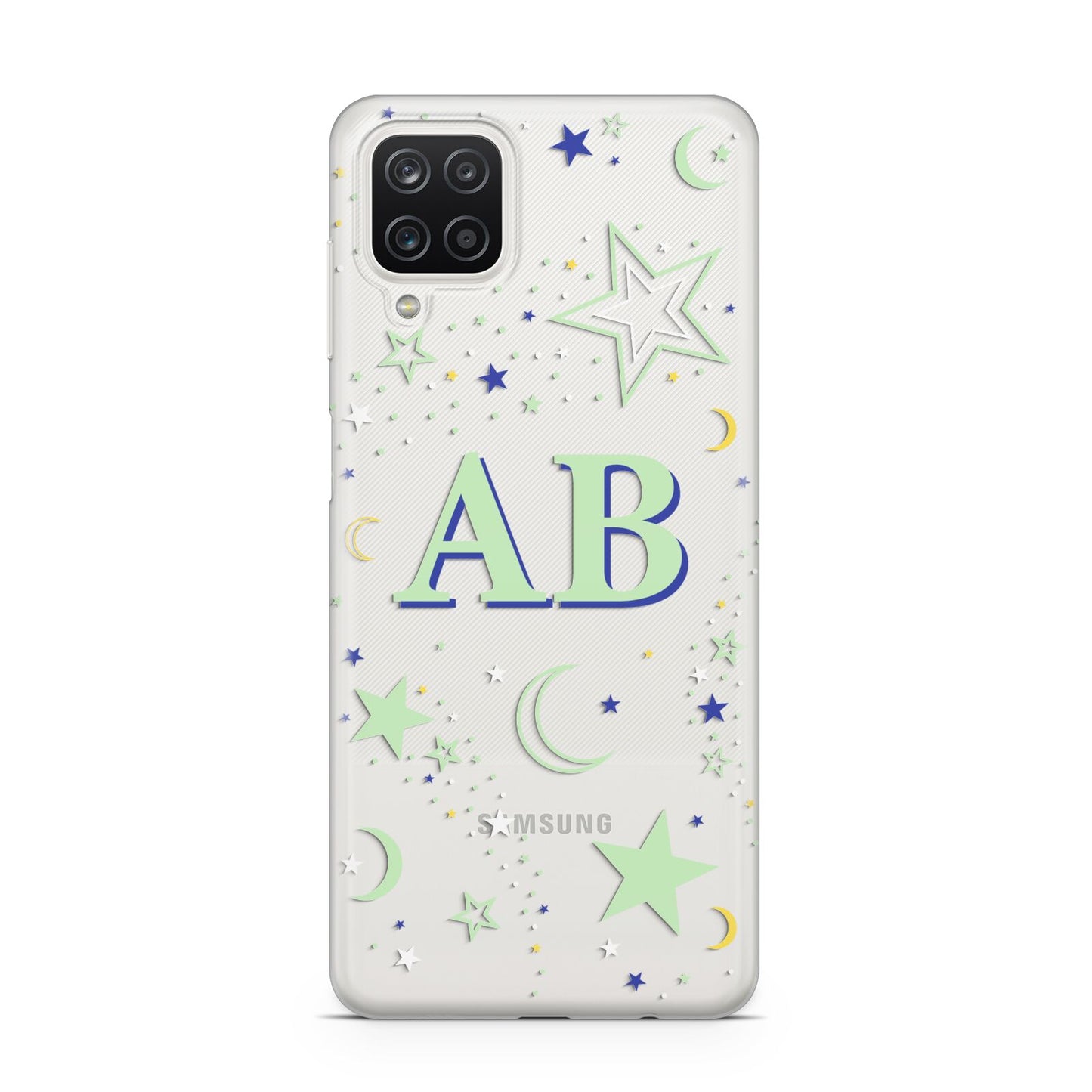 Stars and Moon Personalised Samsung M12 Case