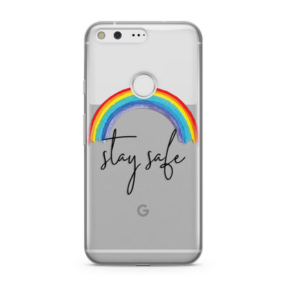 Stay Safe Rainbow Google Pixel Case