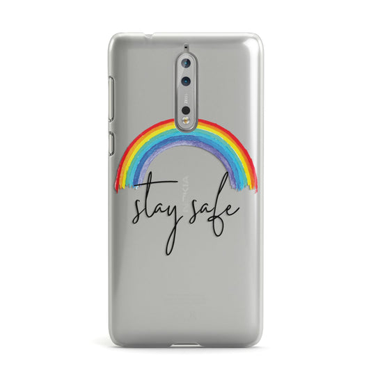 Stay Safe Rainbow Nokia Case