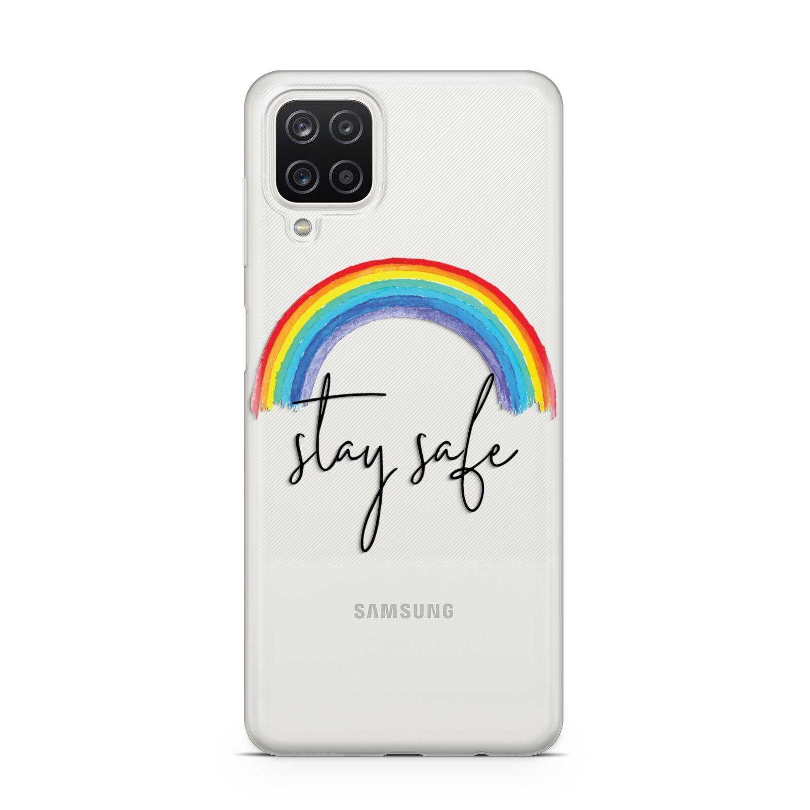 Stay Safe Rainbow Samsung M12 Case