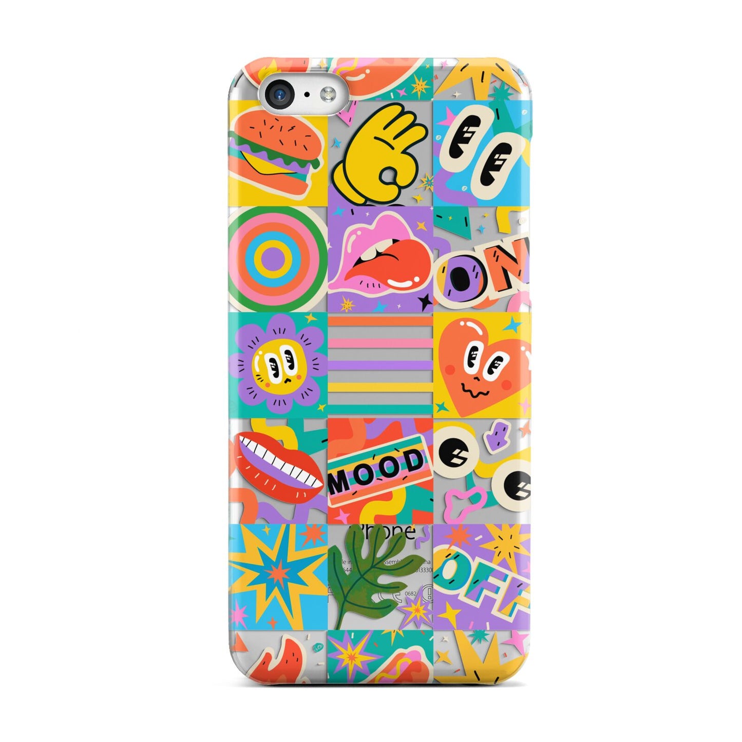 Sticker Grid Apple iPhone 5c Case