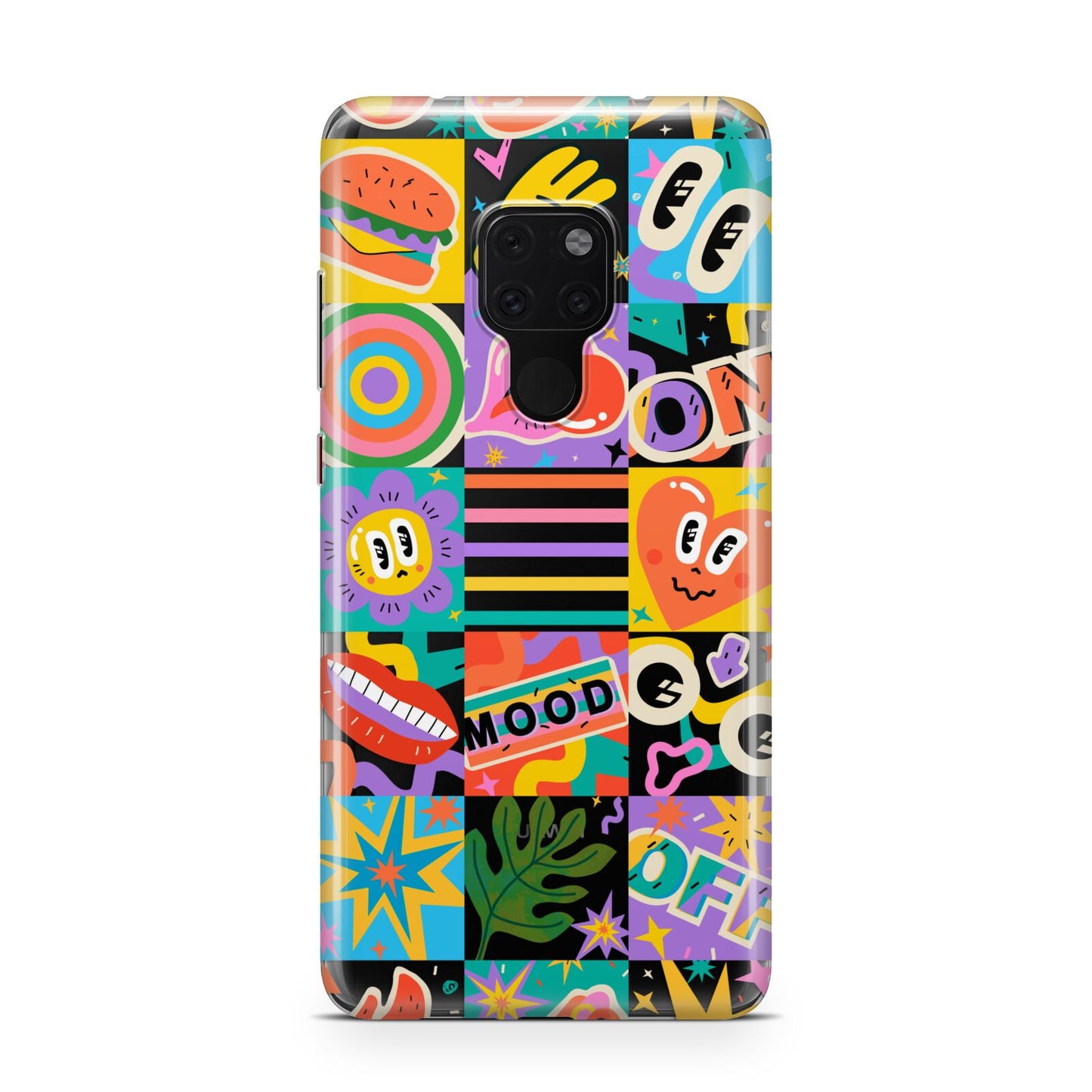 Sticker Grid Huawei Mate 20 Phone Case