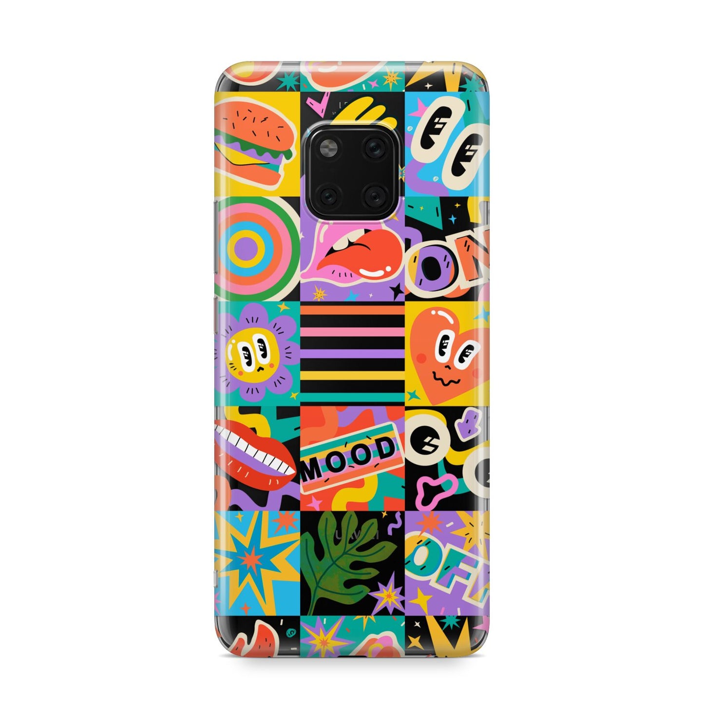 Sticker Grid Huawei Mate 20 Pro Phone Case