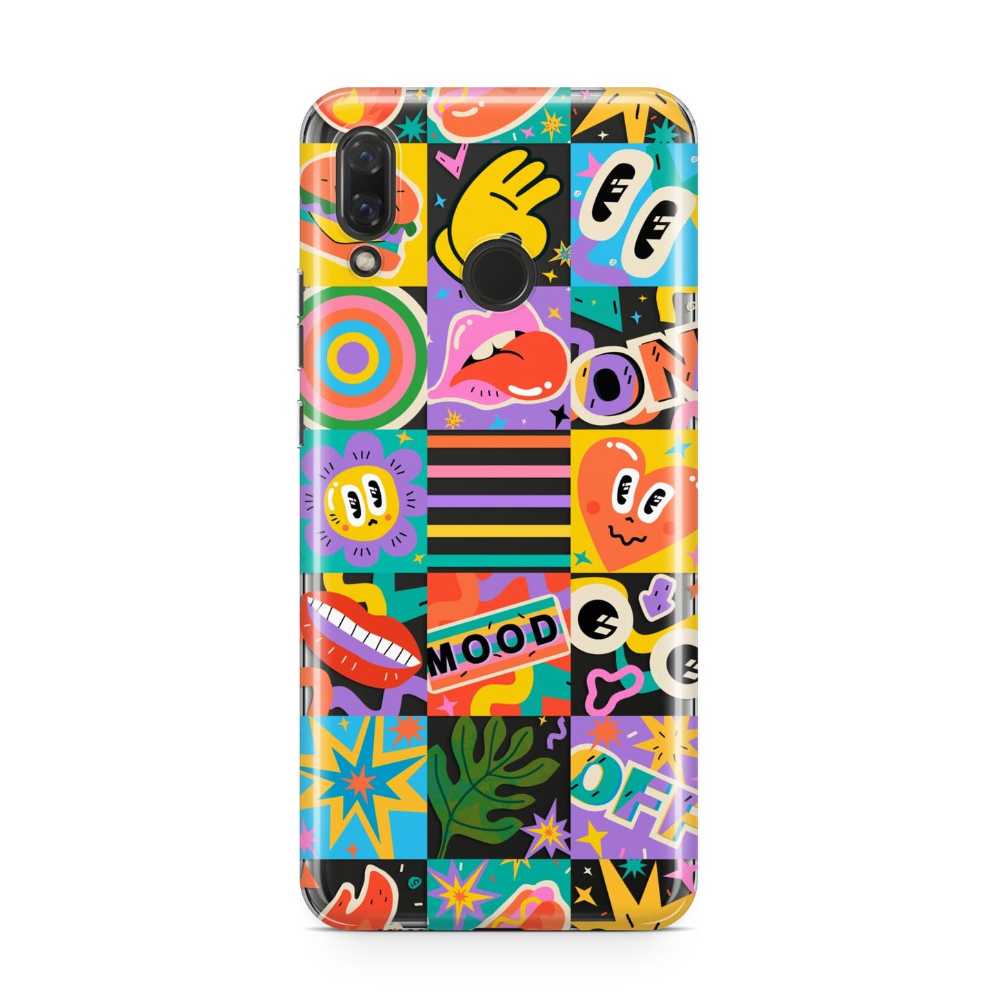 Sticker Grid Huawei Nova 3 Phone Case