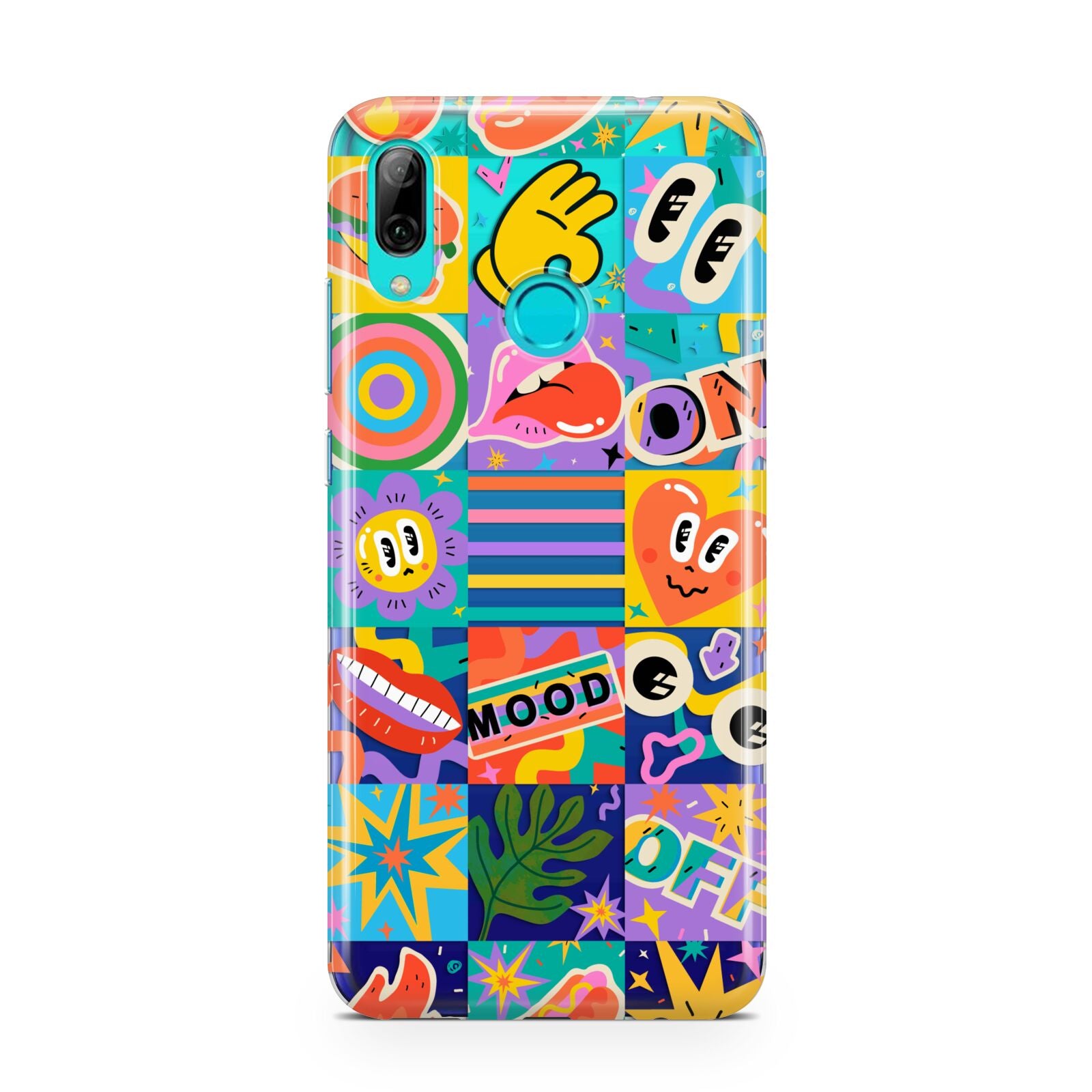 Sticker Grid Huawei P Smart 2019 Case