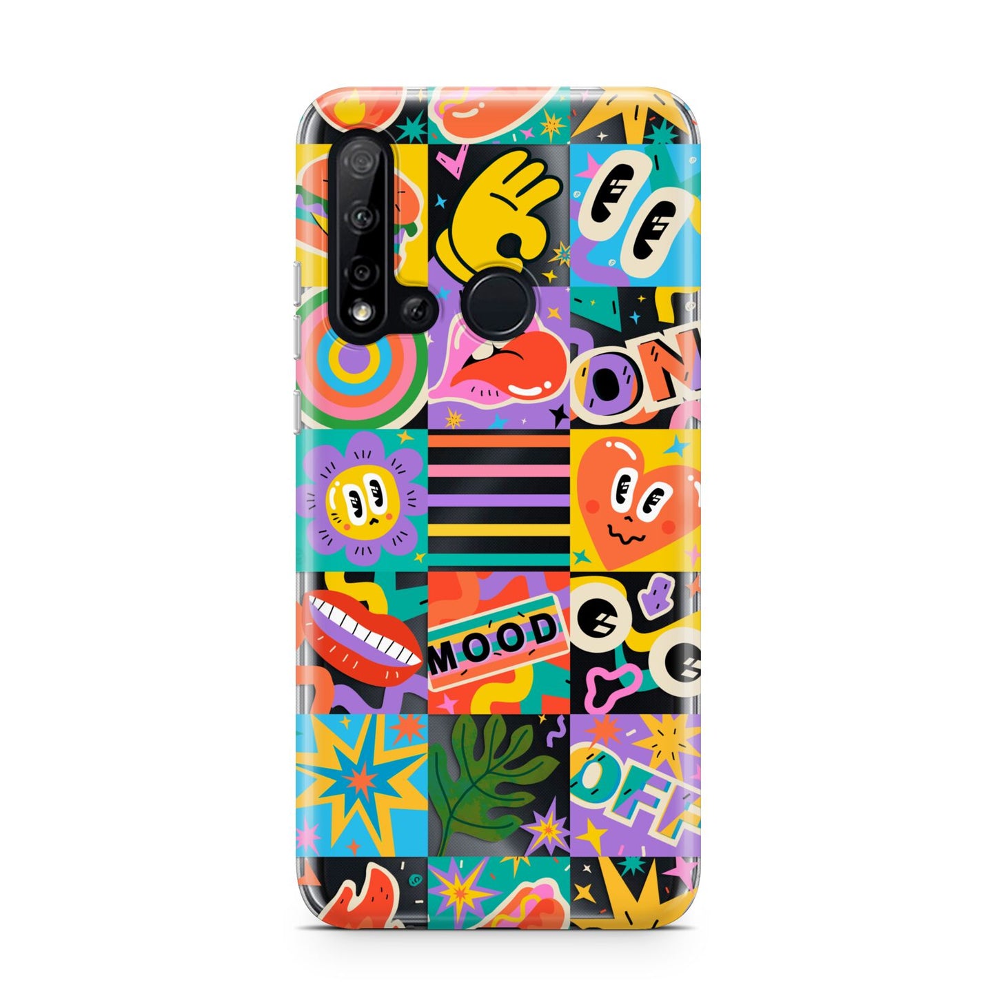 Sticker Grid Huawei P20 Lite 5G Phone Case