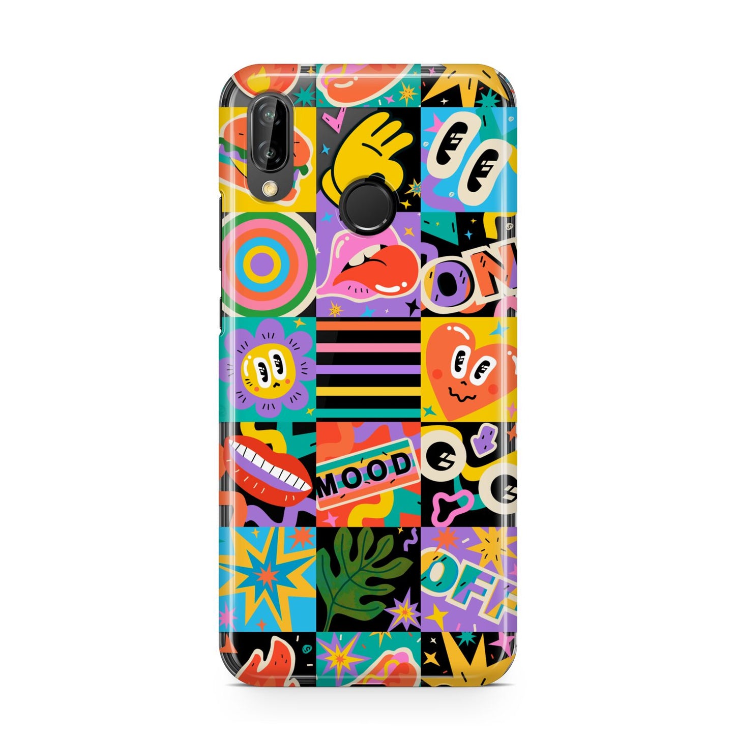 Sticker Grid Huawei P20 Lite Phone Case