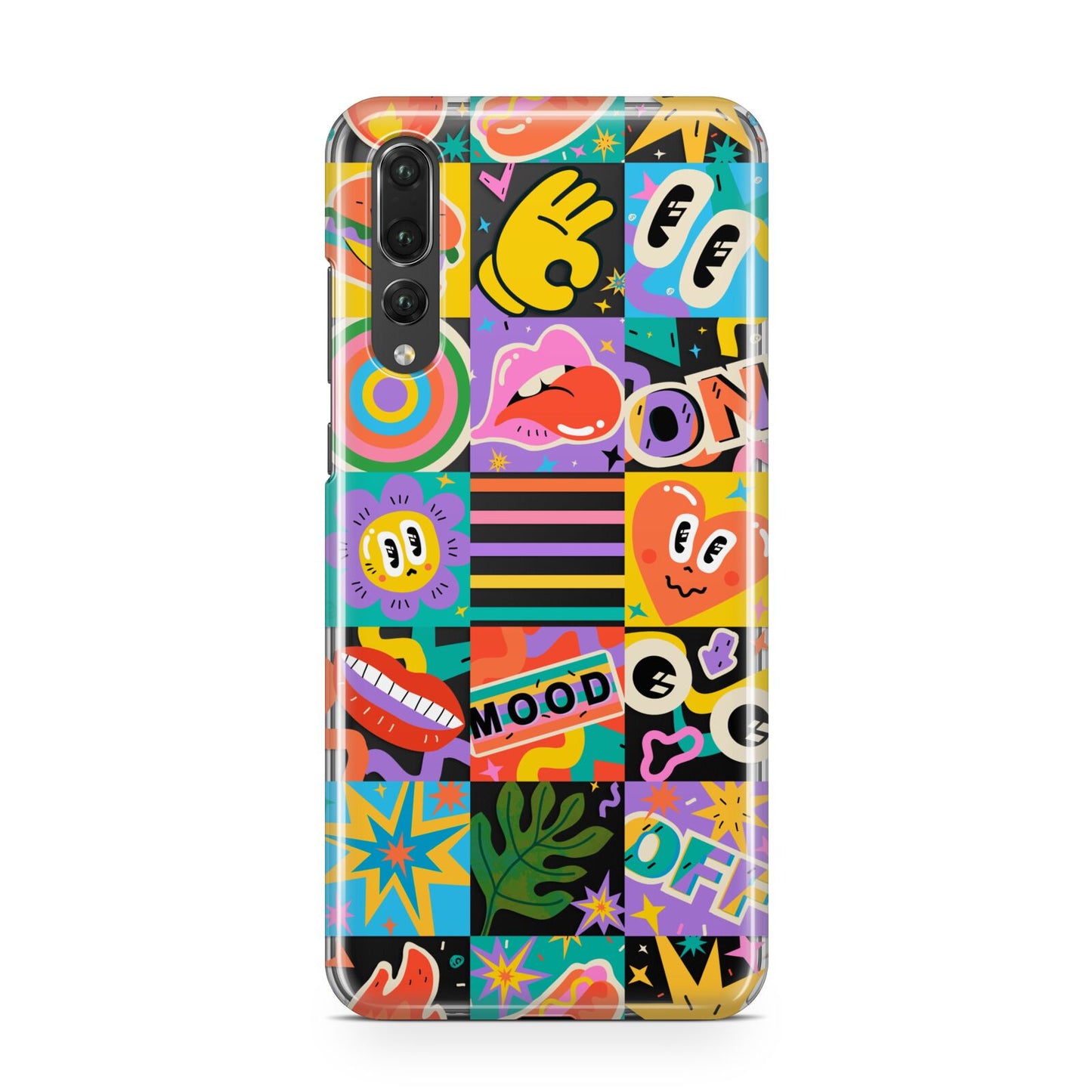 Sticker Grid Huawei P20 Pro Phone Case