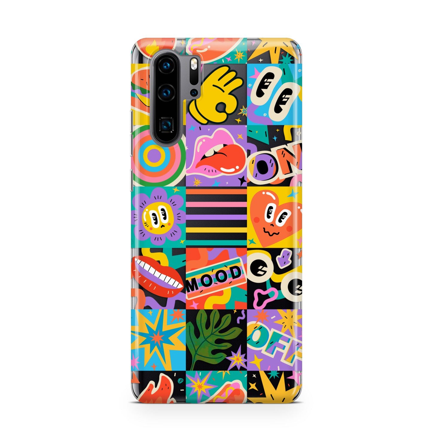 Sticker Grid Huawei P30 Pro Phone Case