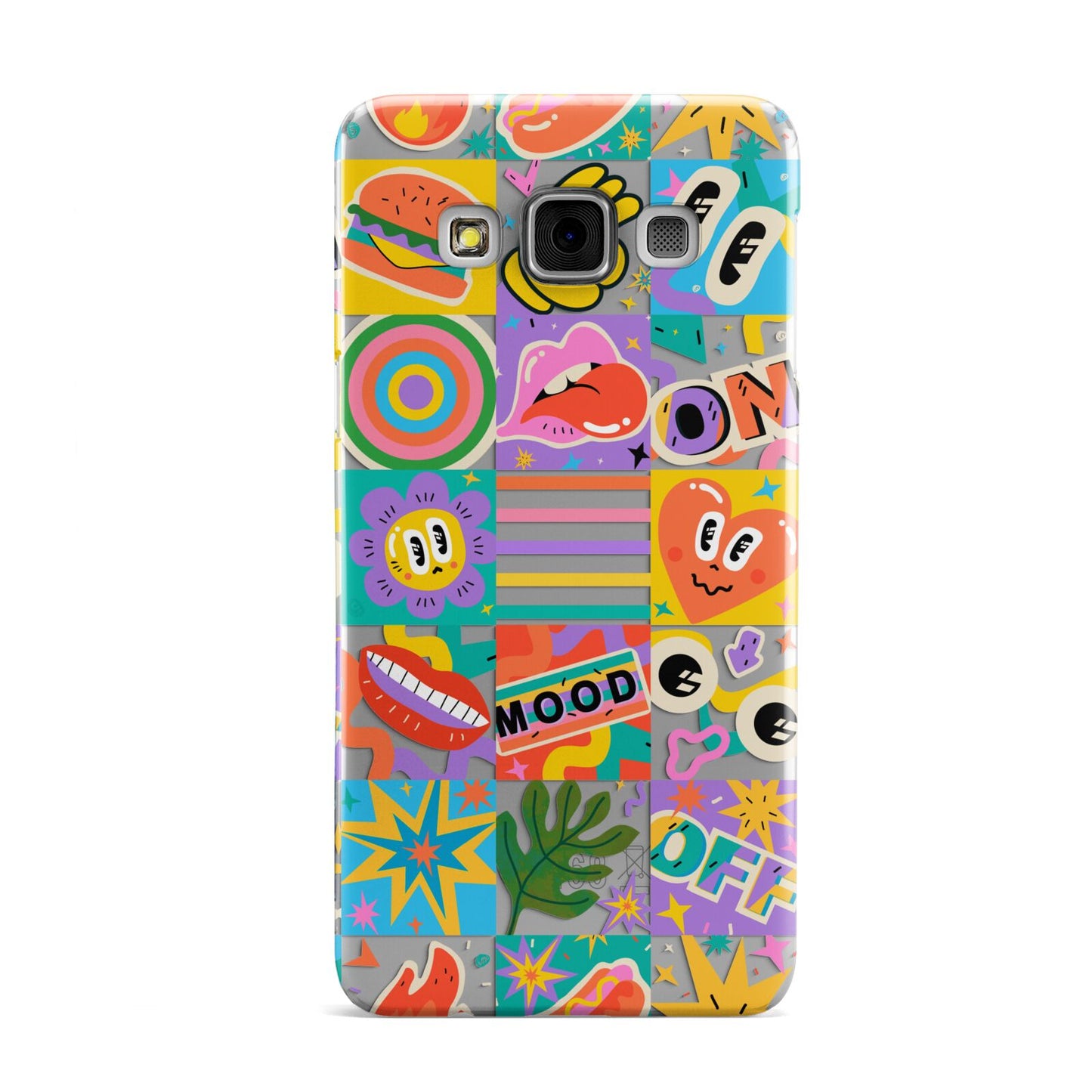 Sticker Grid Samsung Galaxy A3 Case