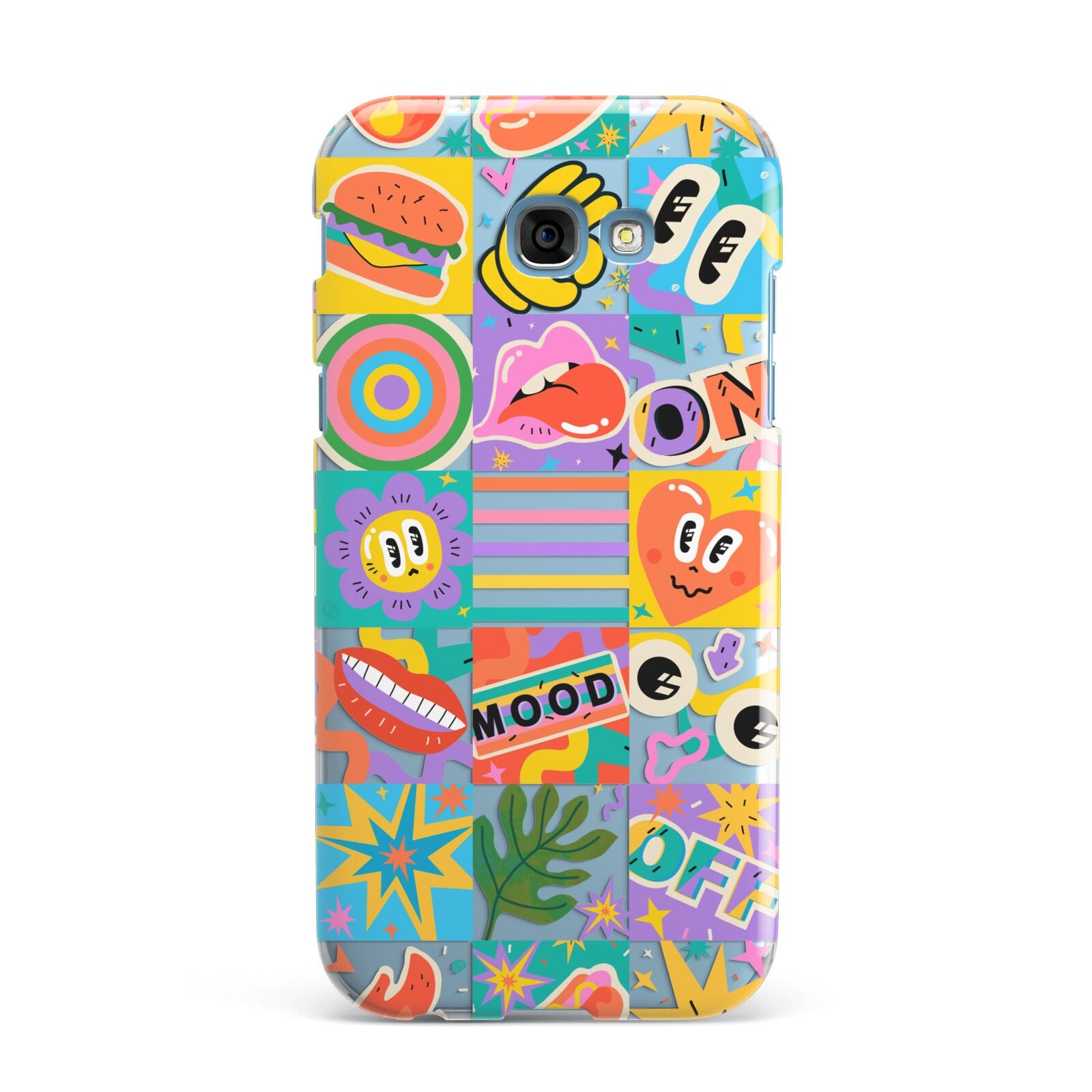 Sticker Grid Samsung Galaxy A7 2017 Case