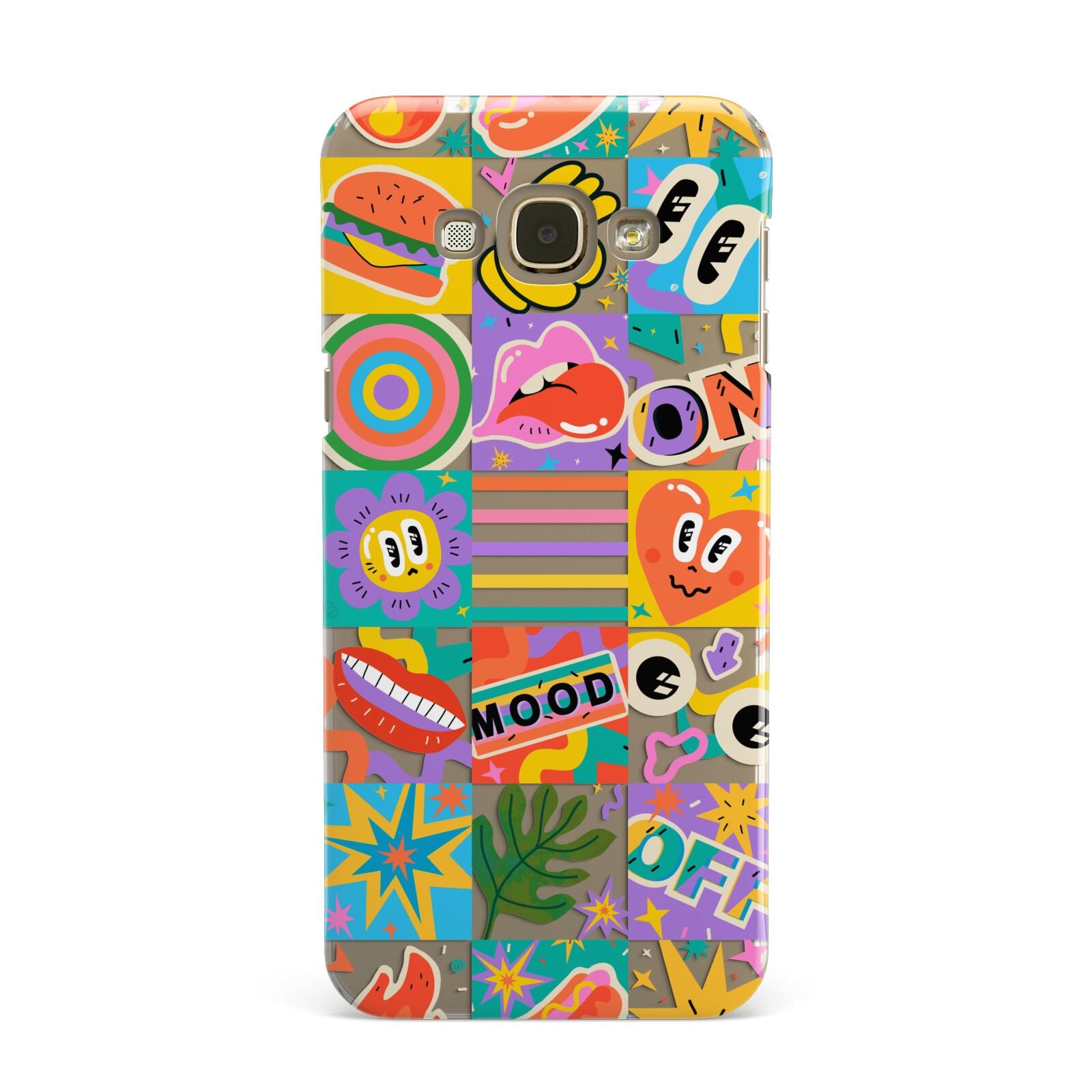 Sticker Grid Samsung Galaxy A8 Case