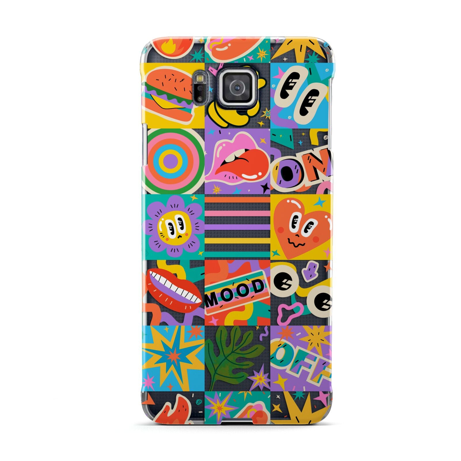 Sticker Grid Samsung Galaxy Alpha Case