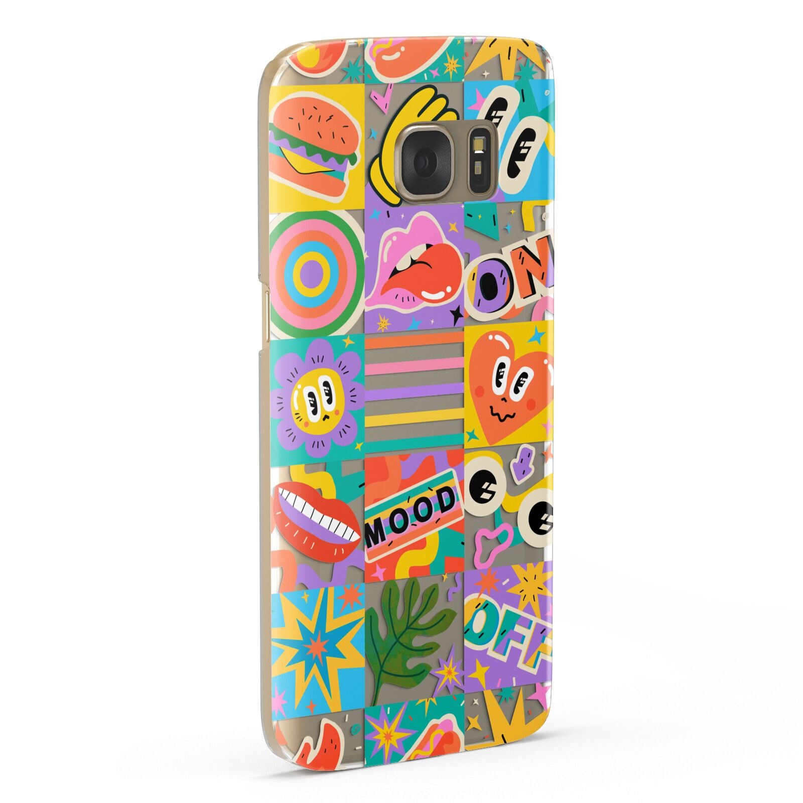 Sticker Grid Samsung Galaxy Case Fourty Five Degrees