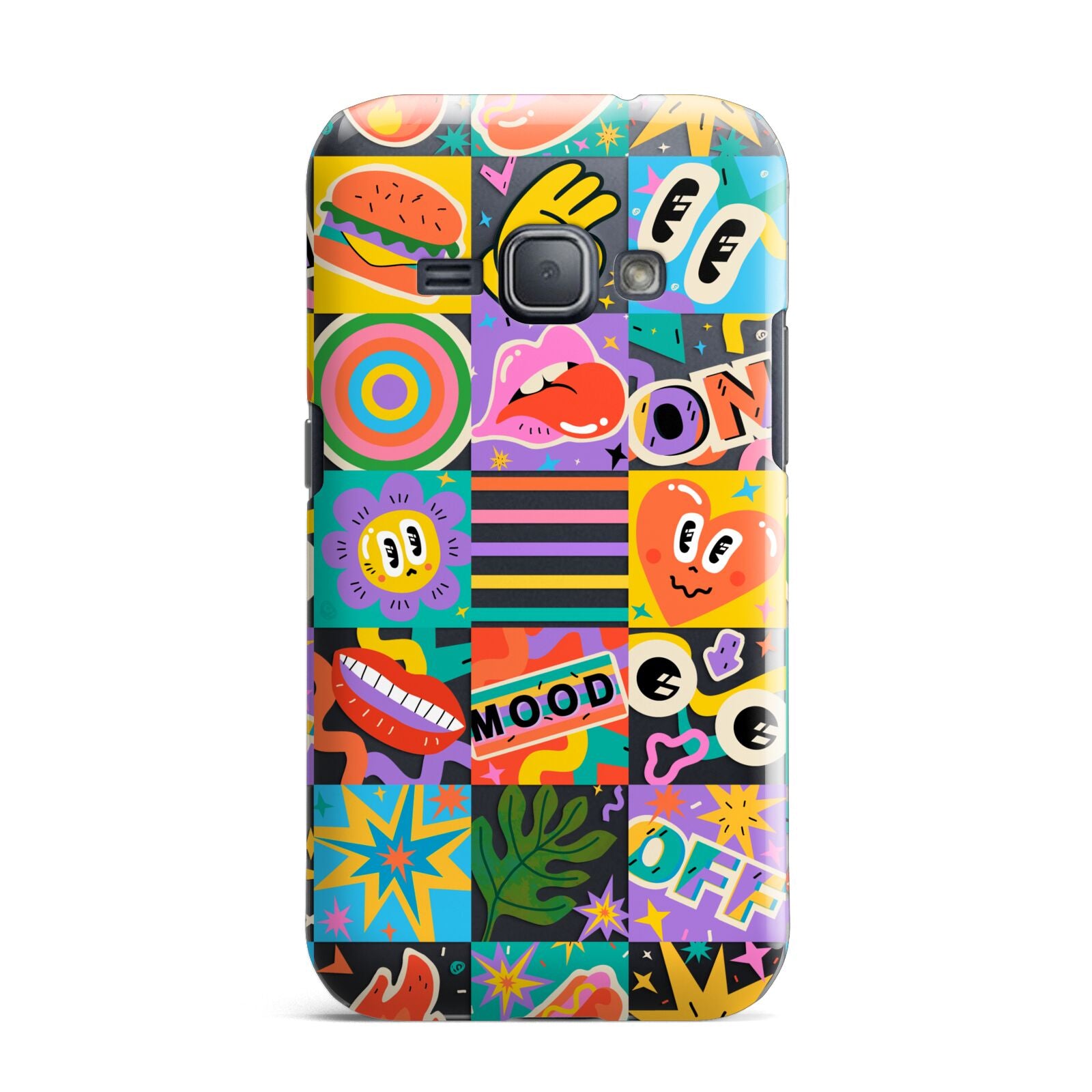 Sticker Grid Samsung Galaxy J1 2016 Case