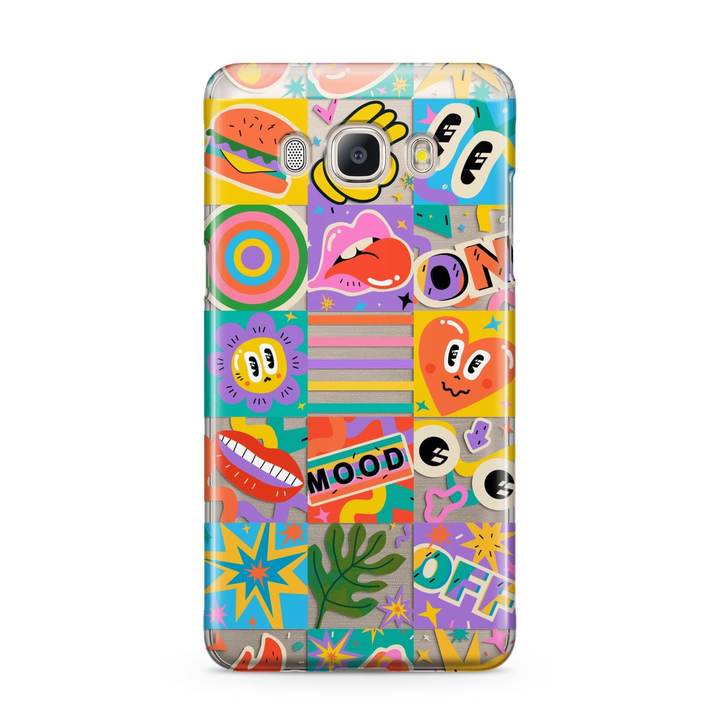 Sticker Grid Samsung Galaxy J5 2016 Case