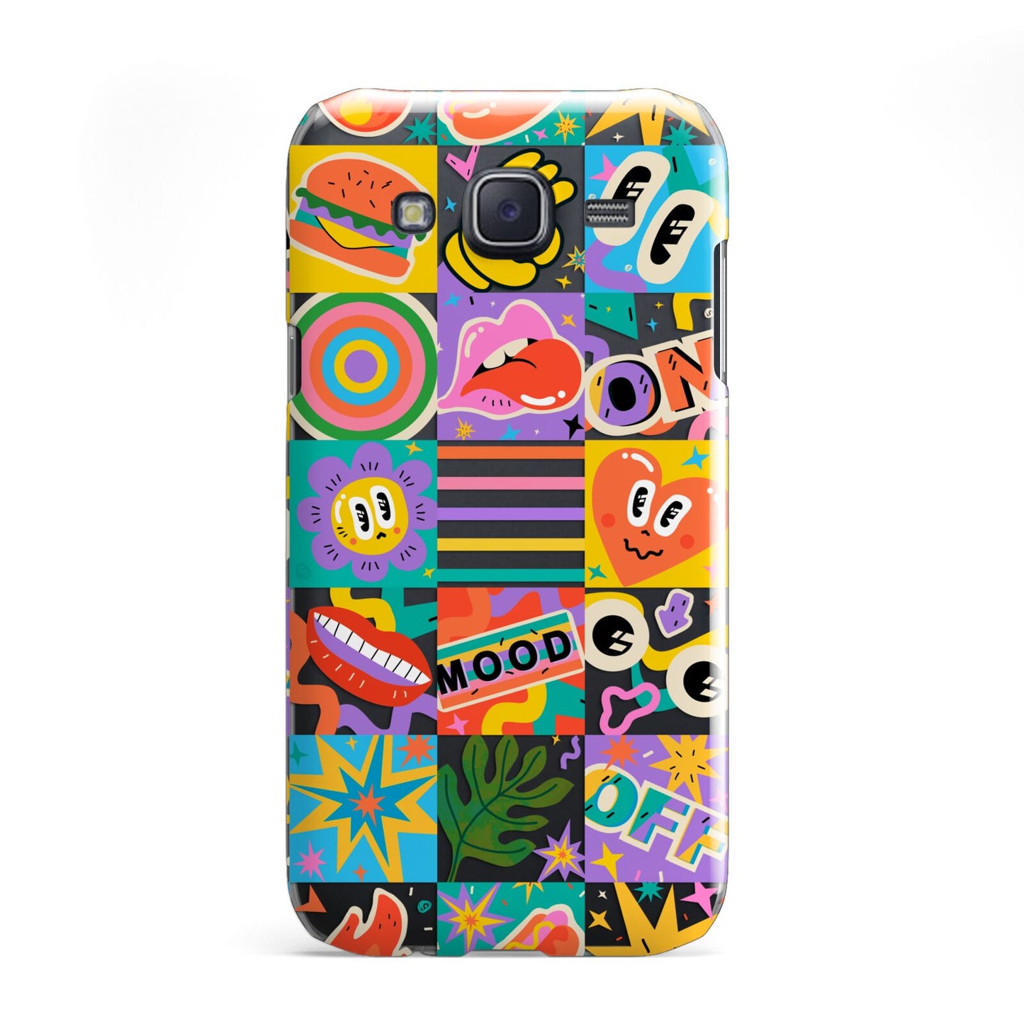 Sticker Grid Samsung Galaxy J5 Case