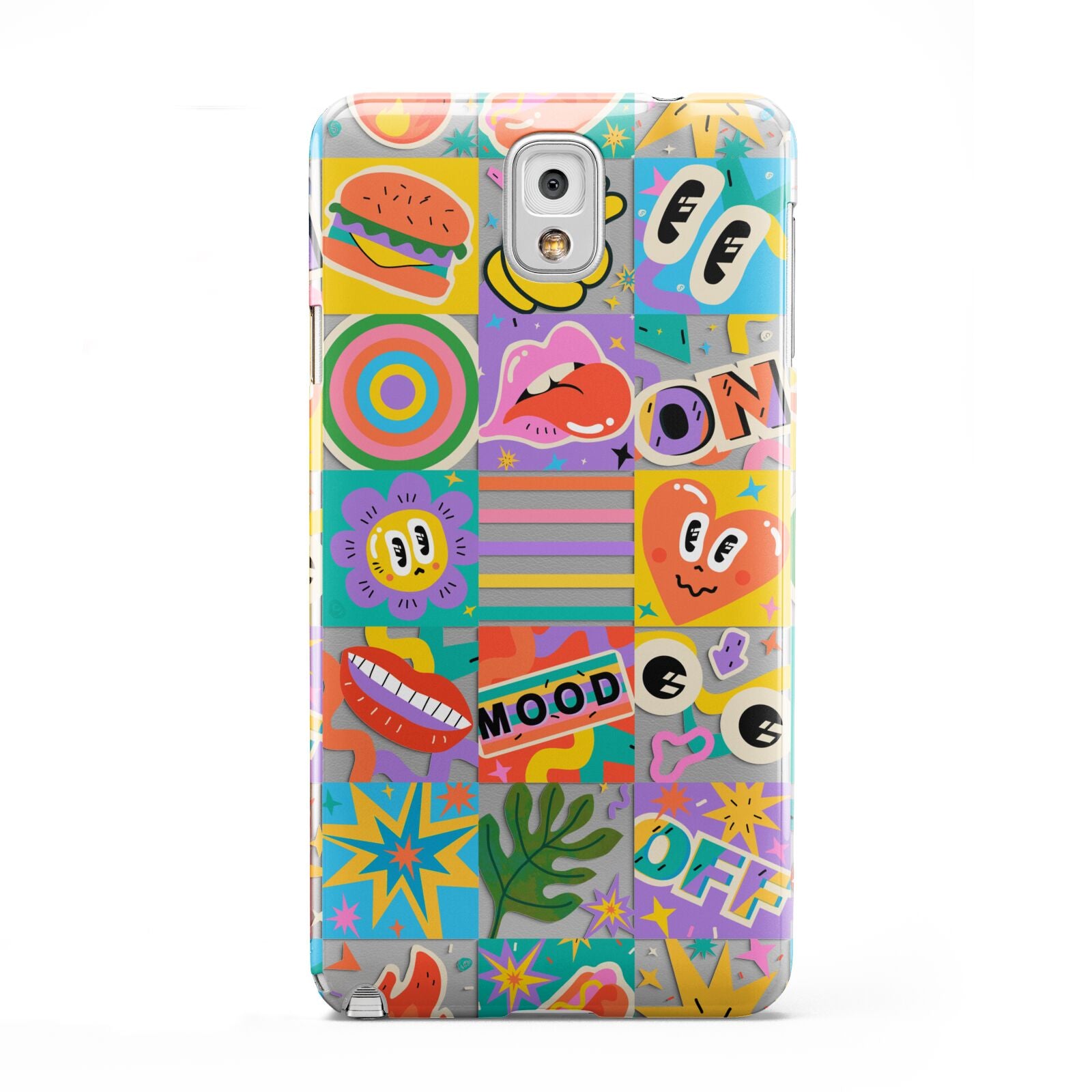 Sticker Grid Samsung Galaxy Note 3 Case