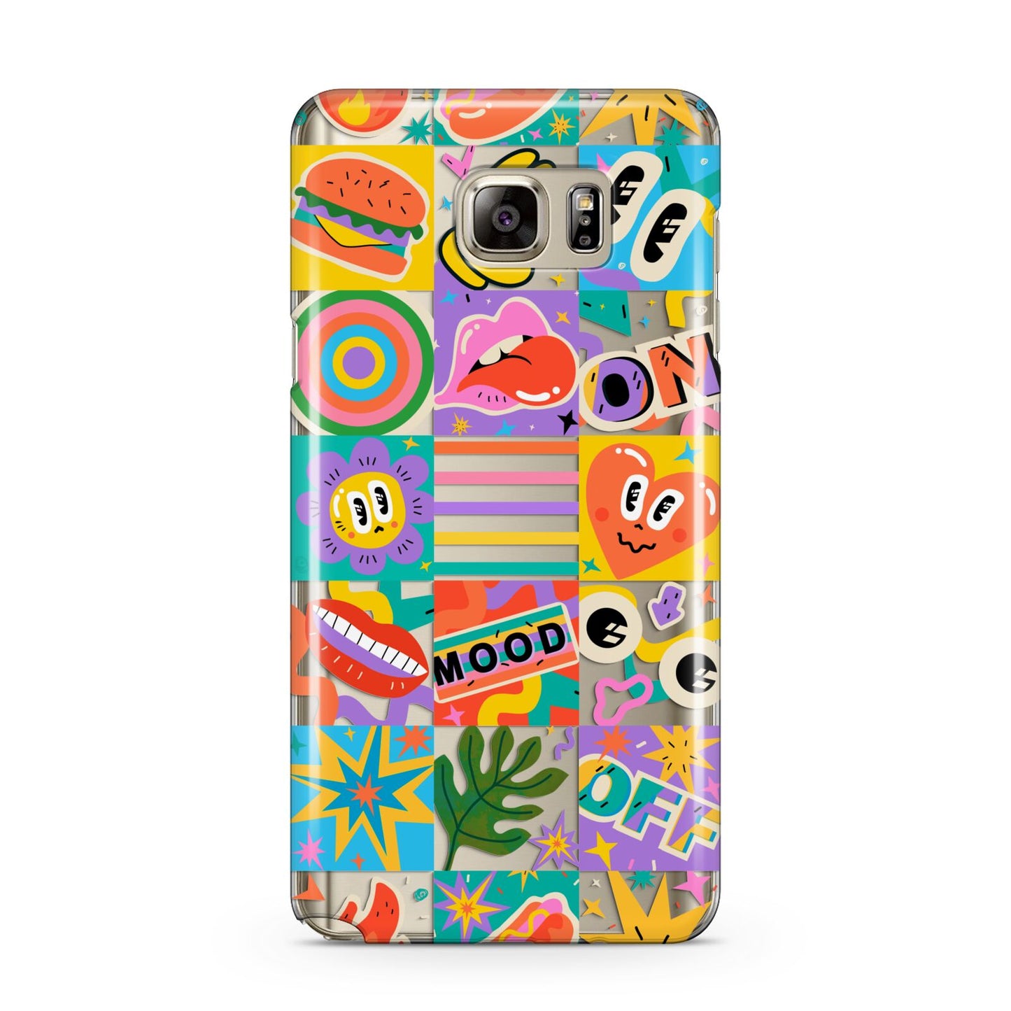 Sticker Grid Samsung Galaxy Note 5 Case