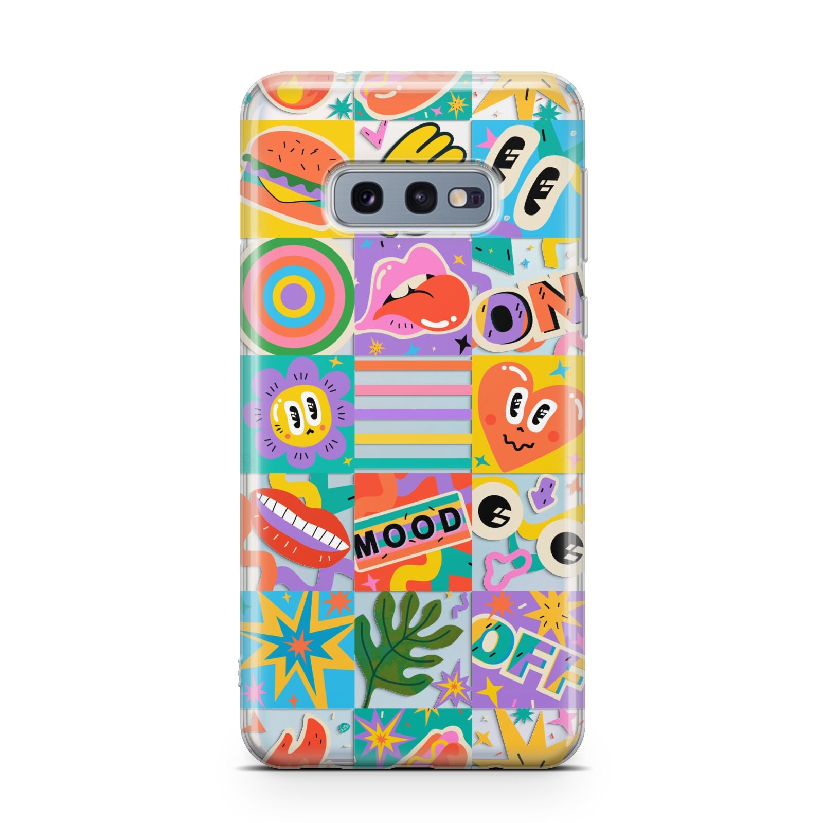 Sticker Grid Samsung Galaxy S10E Case