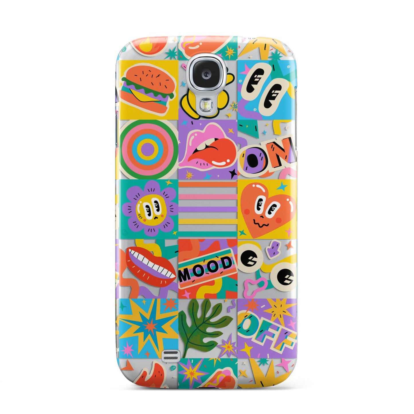 Sticker Grid Samsung Galaxy S4 Case