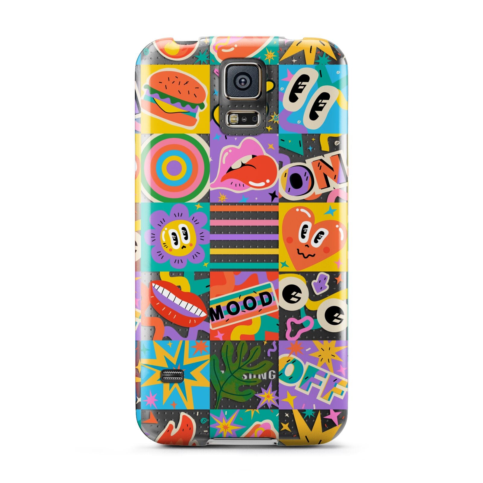 Sticker Grid Samsung Galaxy S5 Case