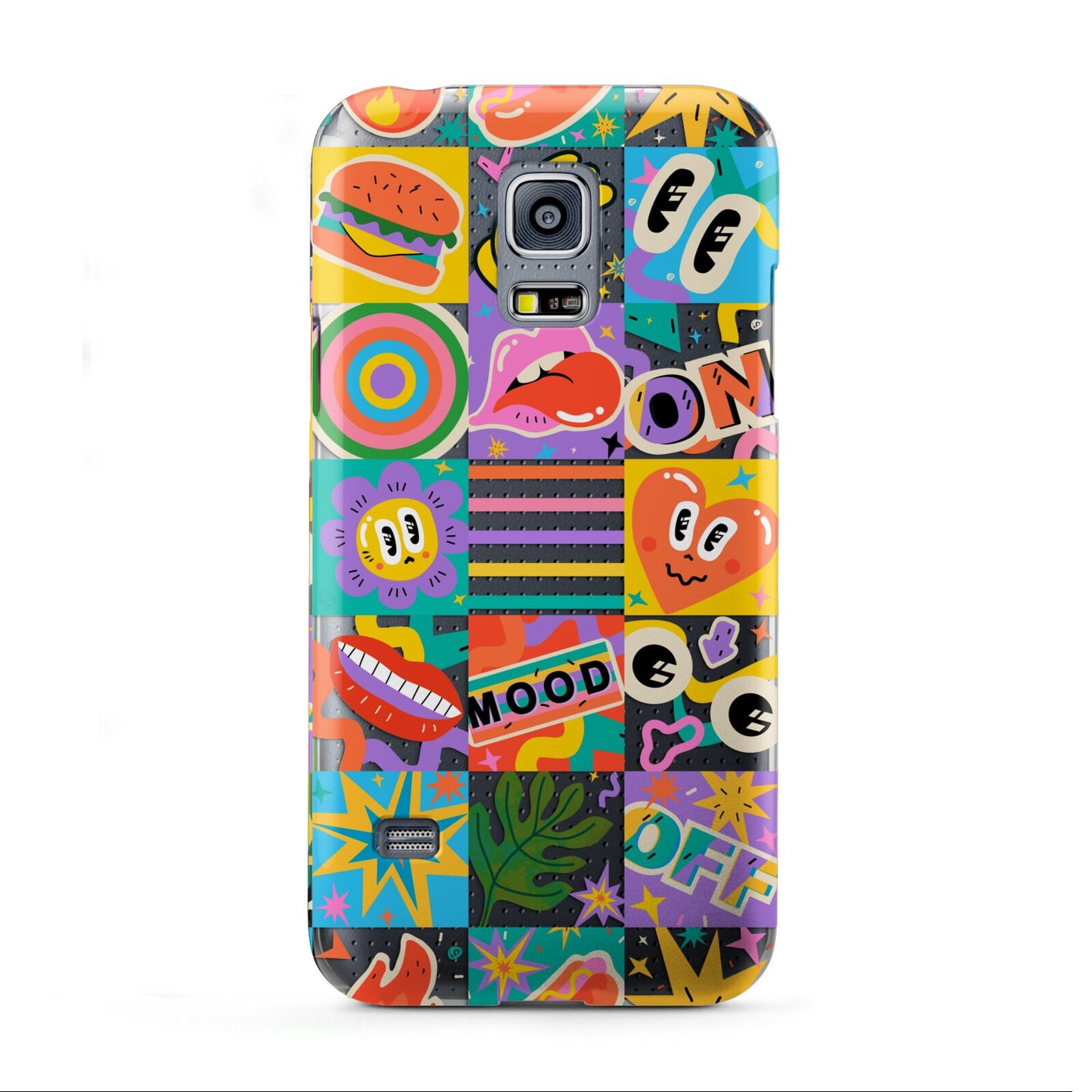 Sticker Grid Samsung Galaxy S5 Mini Case