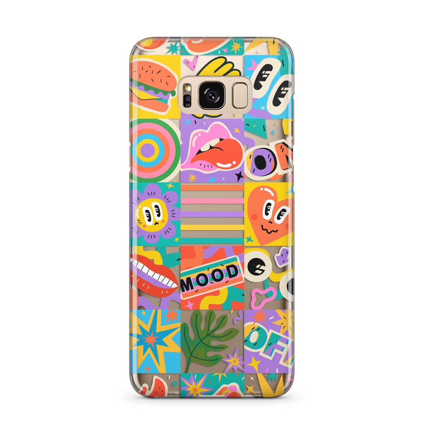 Sticker Grid Samsung Galaxy S8 Plus Case