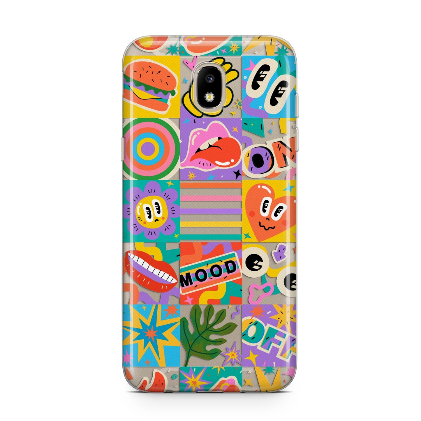 Sticker Grid Samsung J5 2017 Case