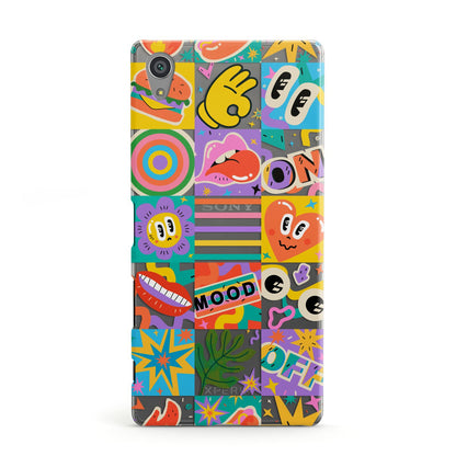 Sticker Grid Sony Xperia Case