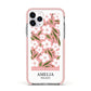 Stockholm Flower Market Poster Apple iPhone 11 Pro in Silver with Pink Impact Case