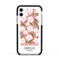 Stockholm Flower Market Poster Apple iPhone 11 in White with Black Impact Case