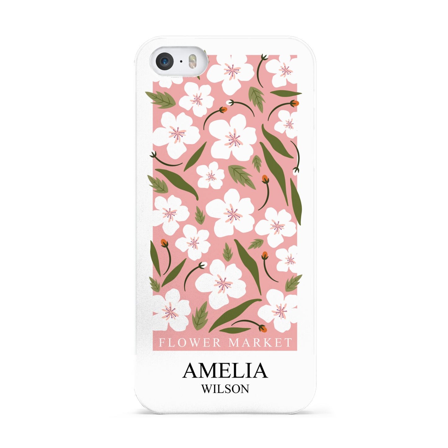 Stockholm Flower Market Poster Apple iPhone 5 Case