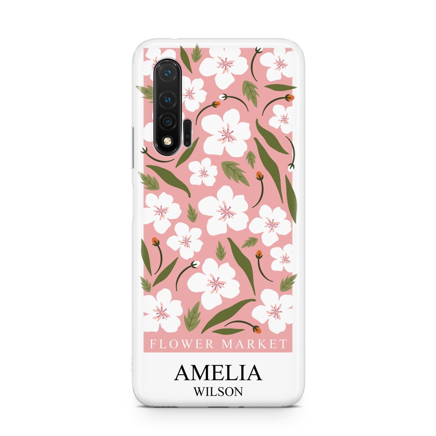 Stockholm Flower Market Poster Huawei Nova 6 Phone Case