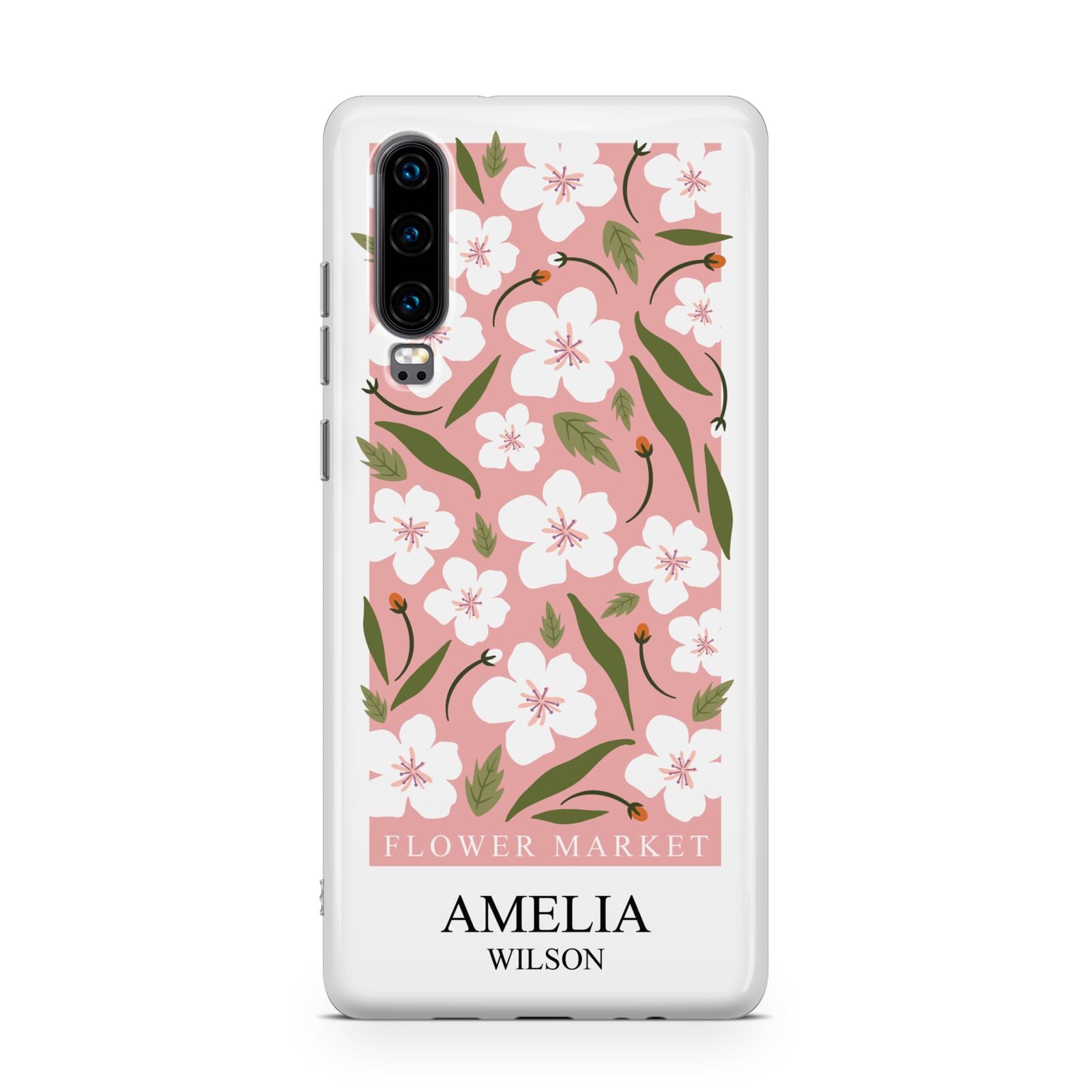 Stockholm Flower Market Poster Huawei P30 Phone Case