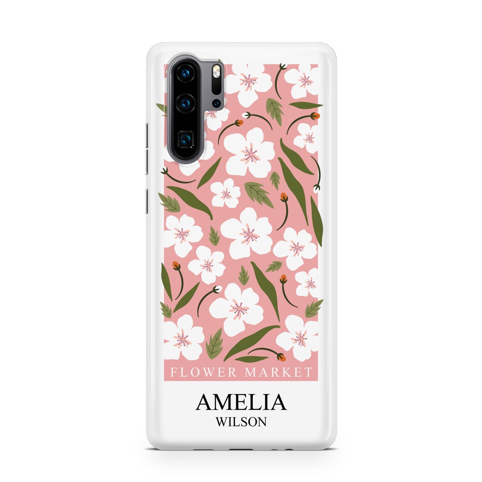 Stockholm Flower Market Poster Huawei P30 Pro Phone Case