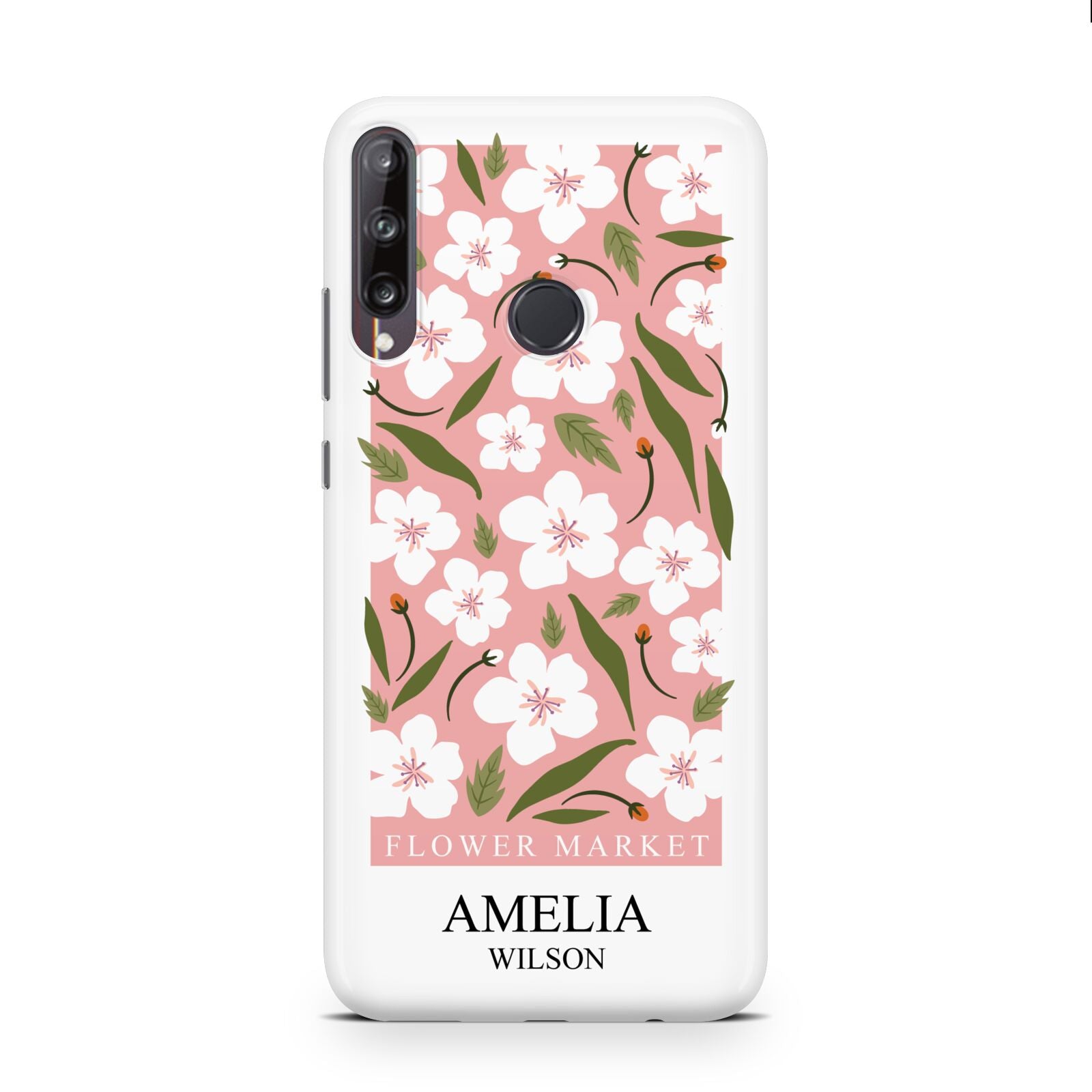 Stockholm Flower Market Poster Huawei P40 Lite E Phone Case