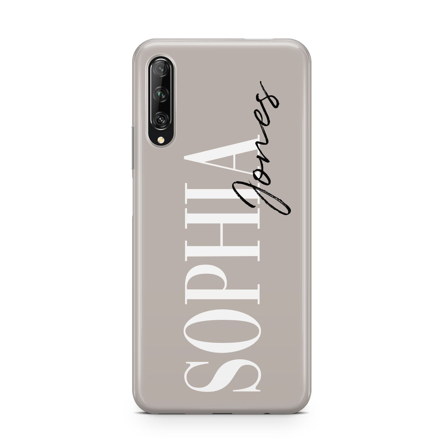 Stone Colour with Personalised Name Huawei P Smart Pro 2019