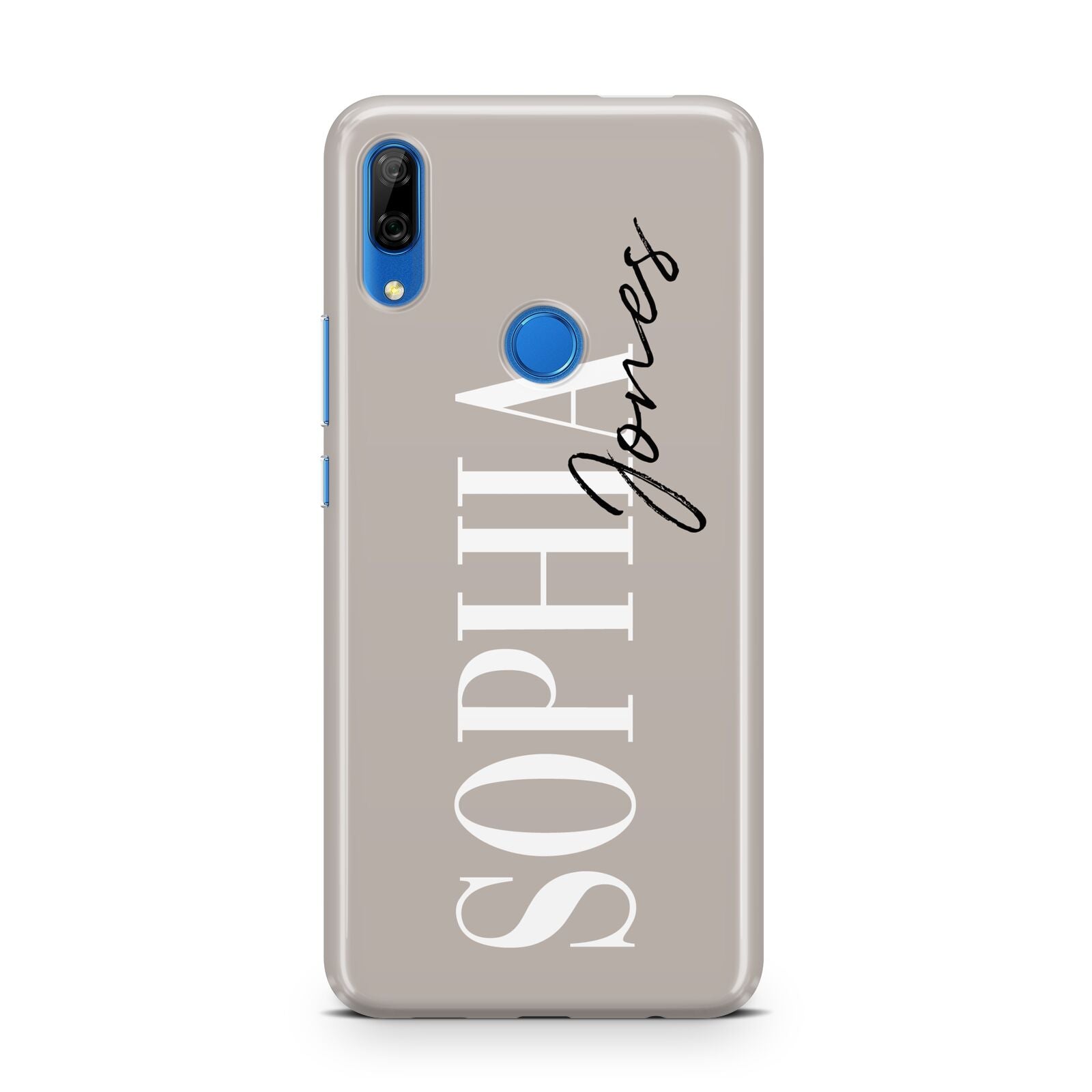 Stone Colour with Personalised Name Huawei P Smart Z