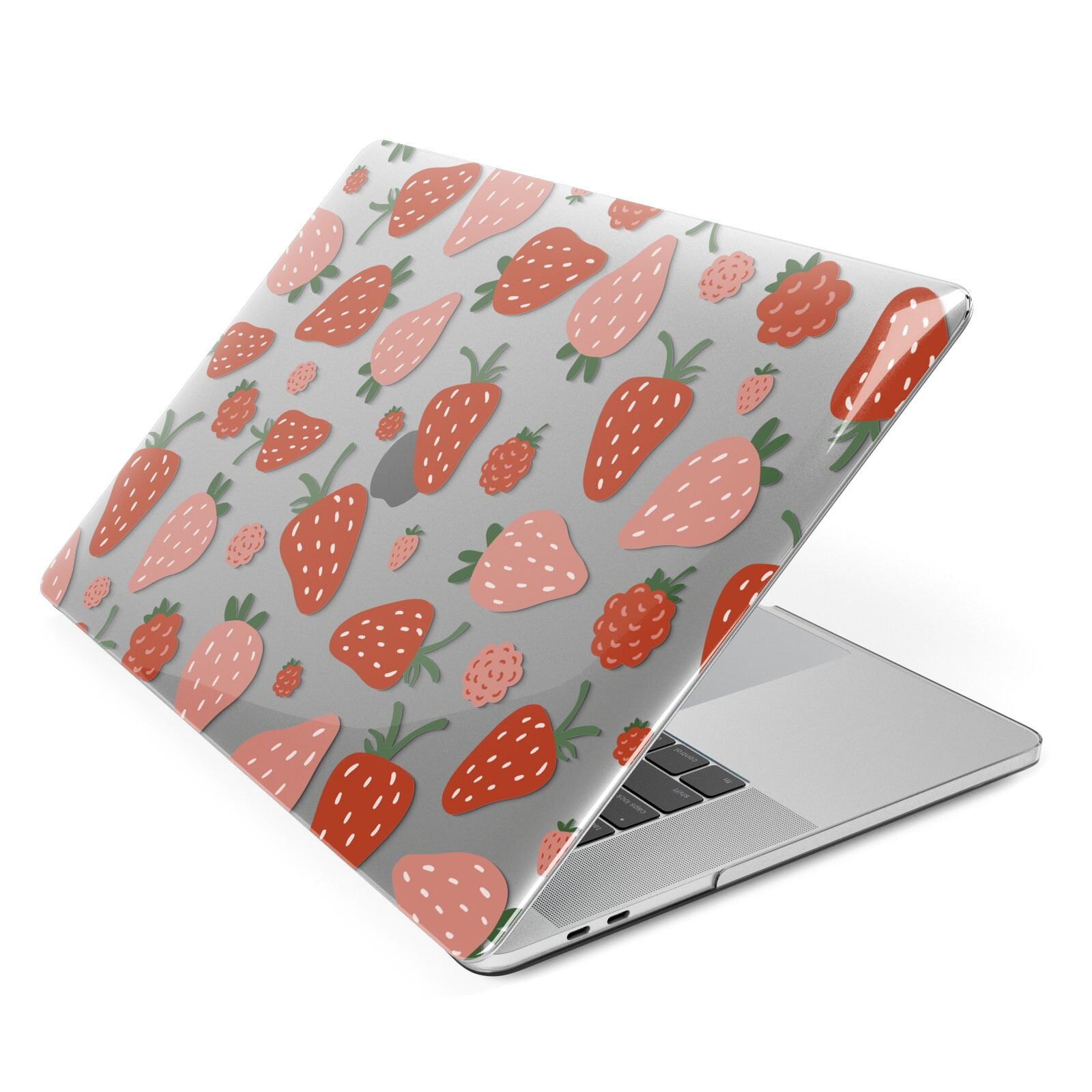 Strawberry Apple MacBook Case Side View