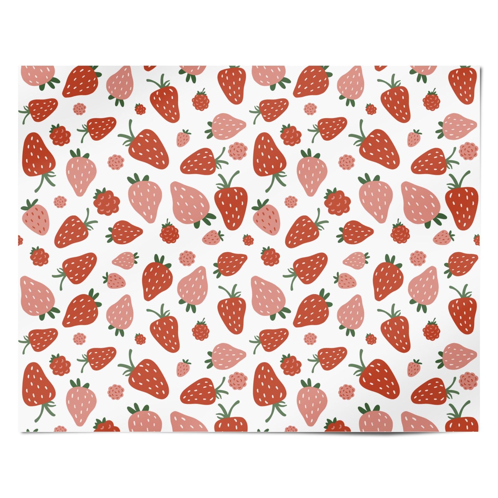 Strawberry Wrapping Paper – Dyefor