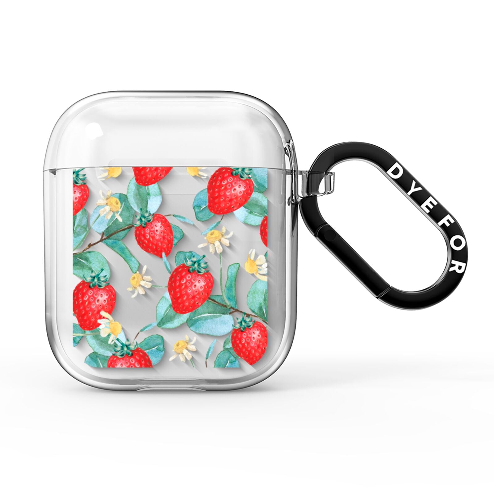 Strawberry Plant AirPods Clear Case