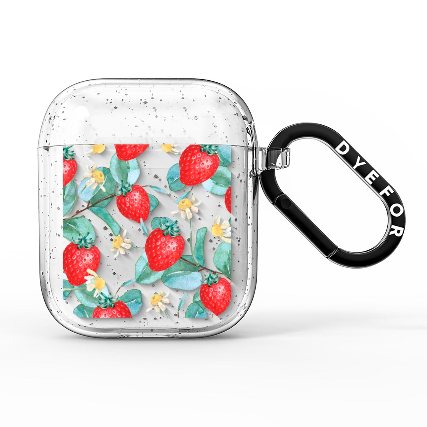 Strawberry Plant AirPods Glitter Case