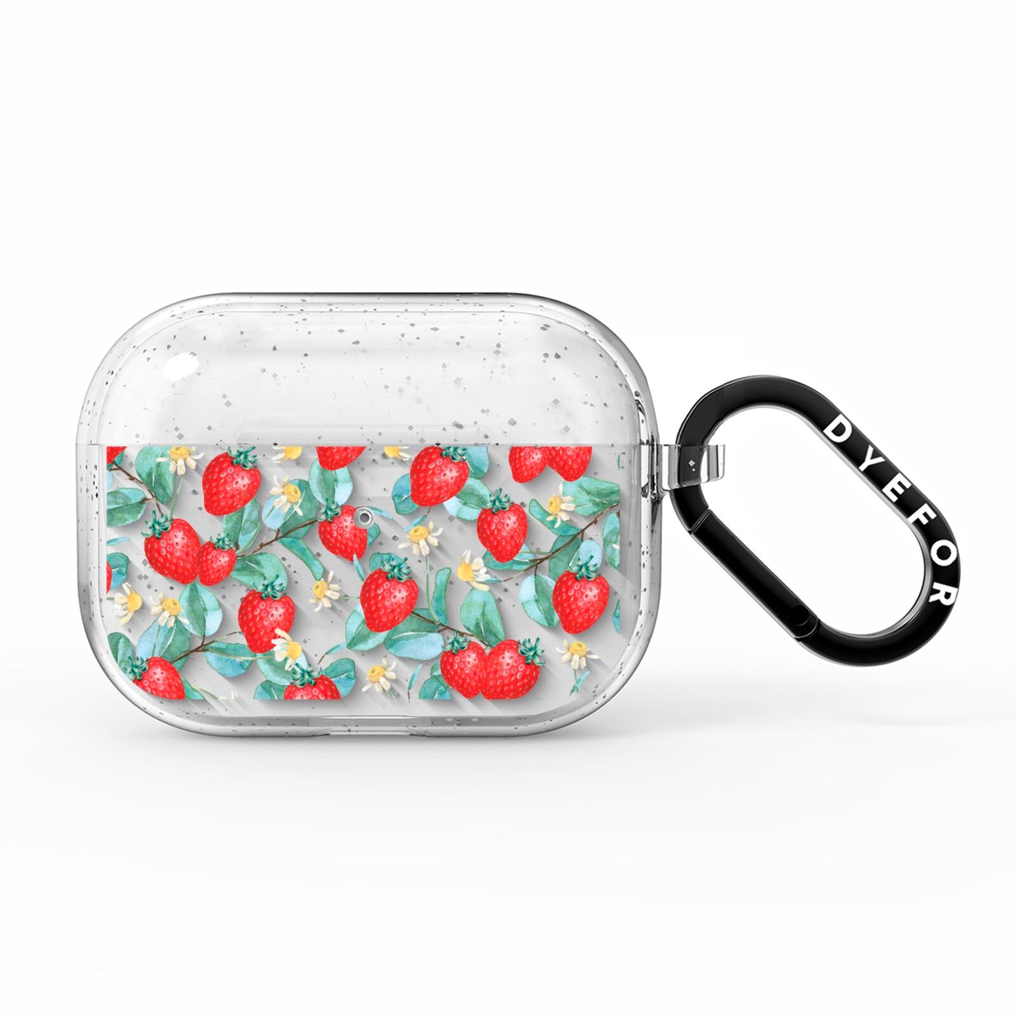 Strawberry Plant AirPods Pro Glitter Case