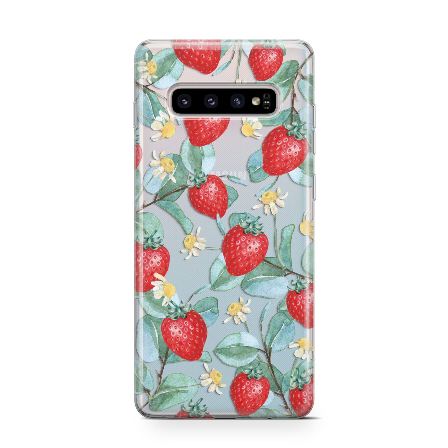 Strawberry Plant Protective Samsung Galaxy Case