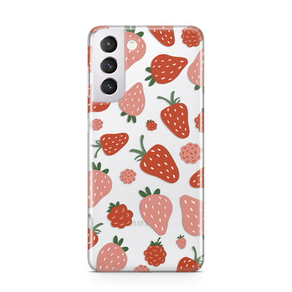 Strawberry Samsung S21 Case