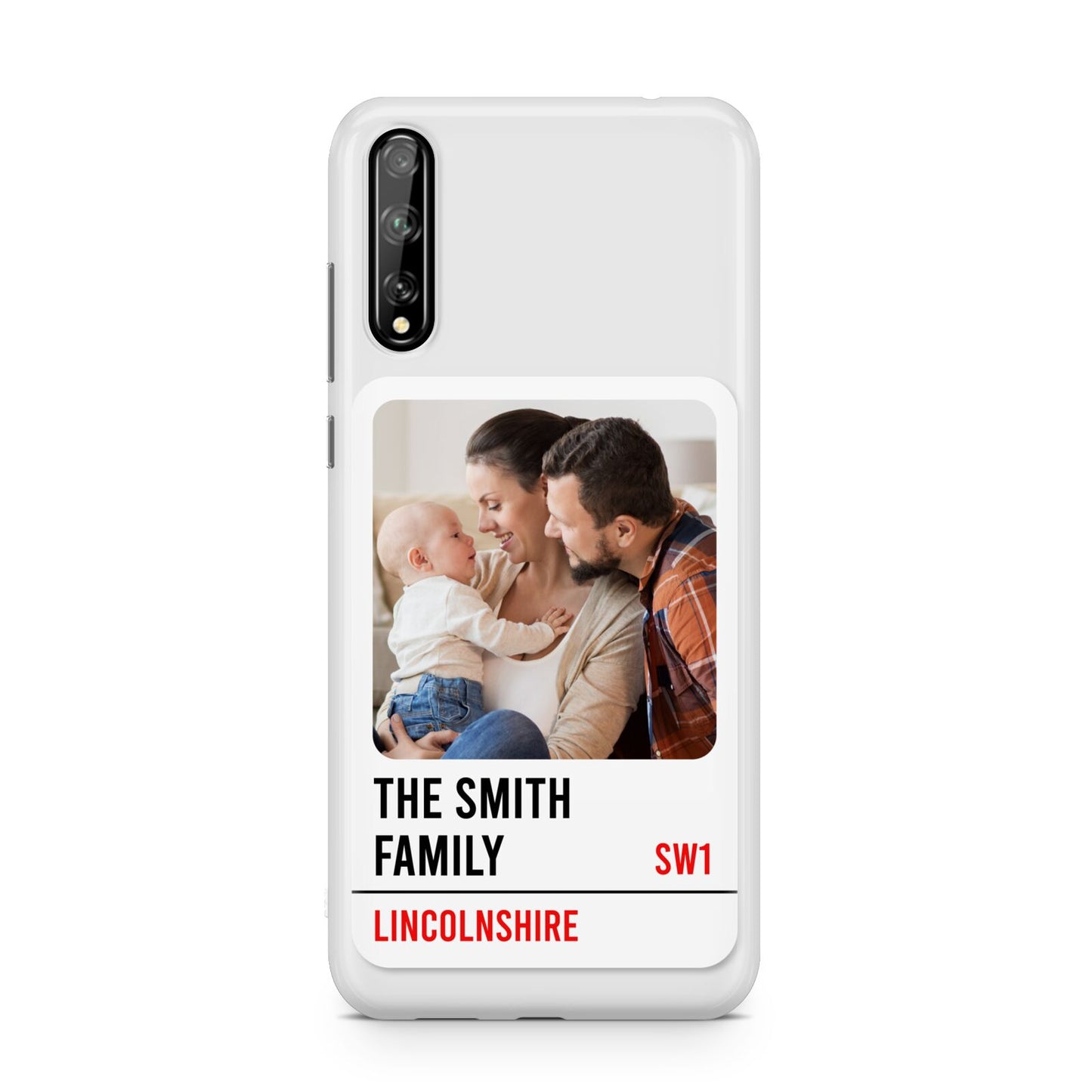 Street Sign Family Photo Upload Huawei Enjoy 10s Phone Case